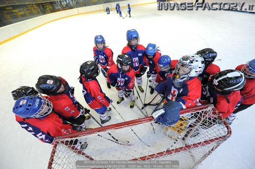 2011-03-20 Aosta 1161 Hockey Milano Rossoblu U10 - Squadra